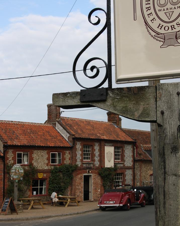 The Three Horseshoes Warham Exterior foto